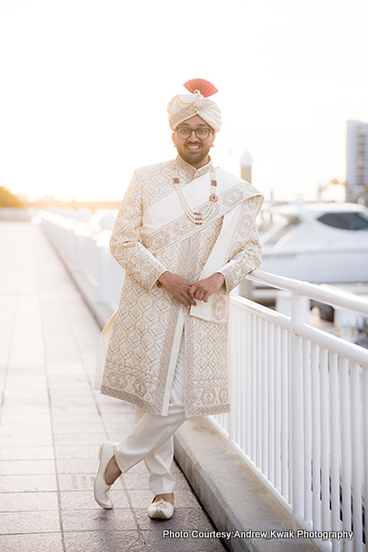Indian groom dressed like Raja