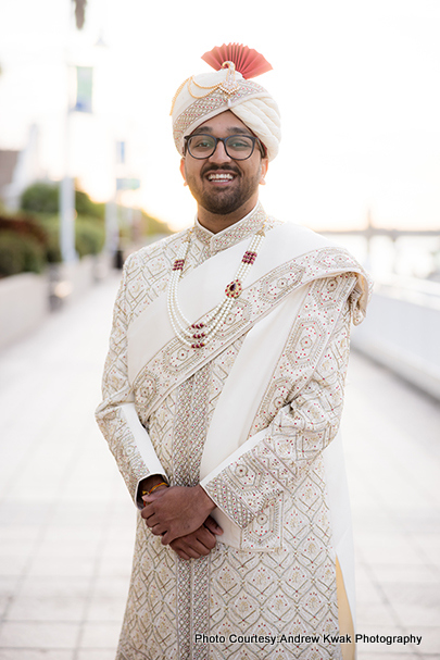 Happiest indian groom