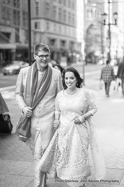 Indian wedding couple Mike & Risha