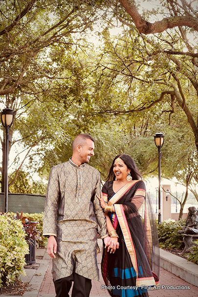 Indian wedding couple photoshoot